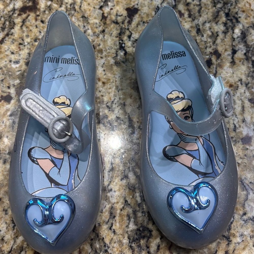 Mini Melissa Cinderella Dress Jelly Shoes